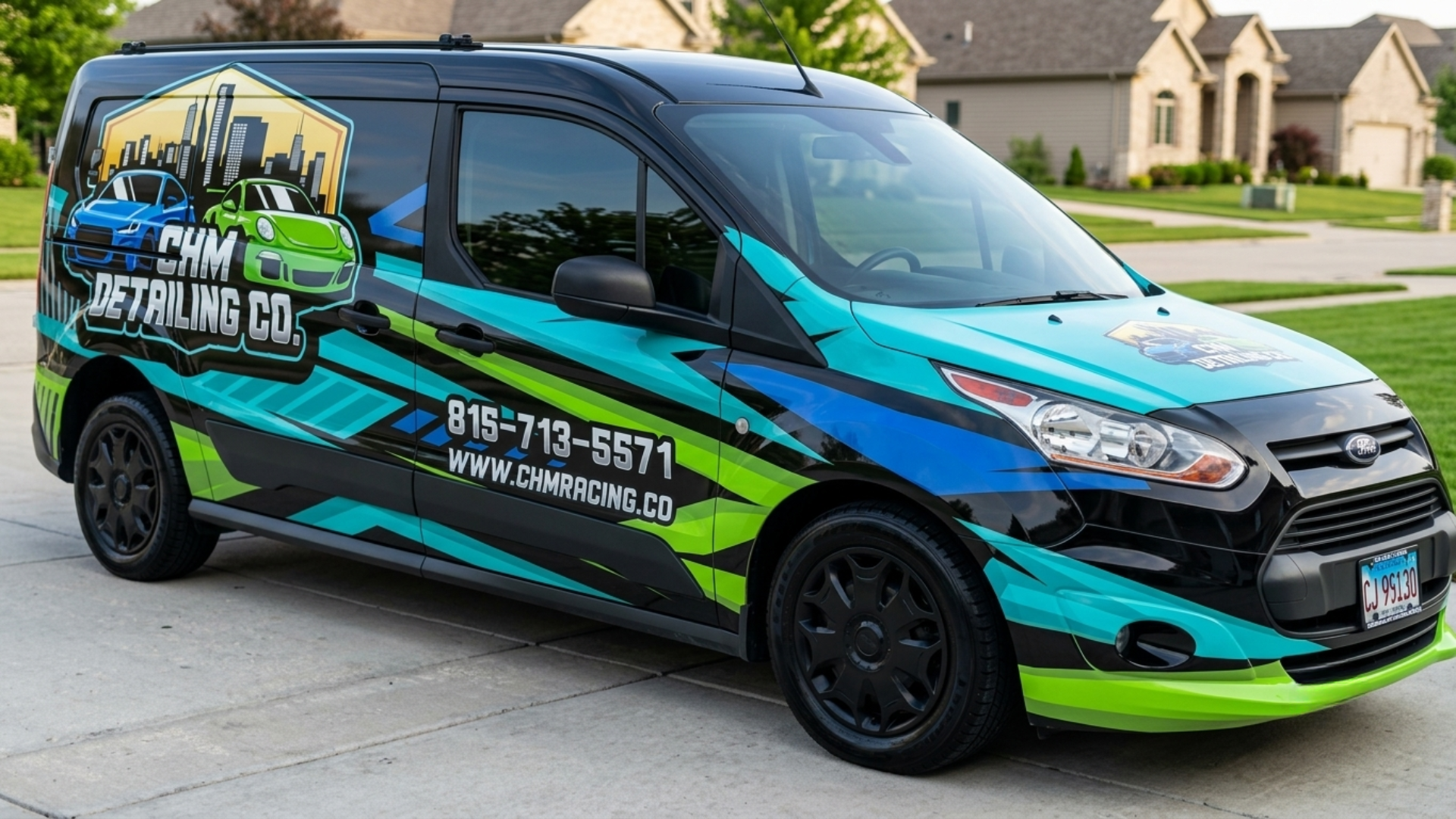 The CHM Detailing Co. mobile work truck